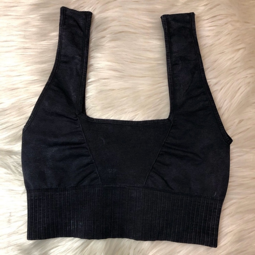 FREE PEOPLE Good Karma Square Neck Bra Crop Top XS/S - Picture 6 of 9